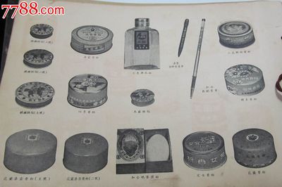 1957年 中国日用化工产品的商标记忆